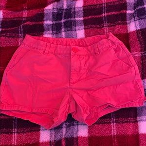 pink shorts